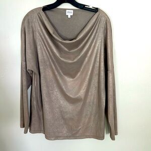 Armani Collezioni cowl neck top